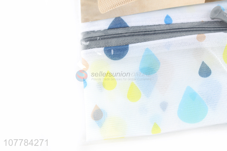 Factory Wholesale printing laundry bag underwear care washing net bag