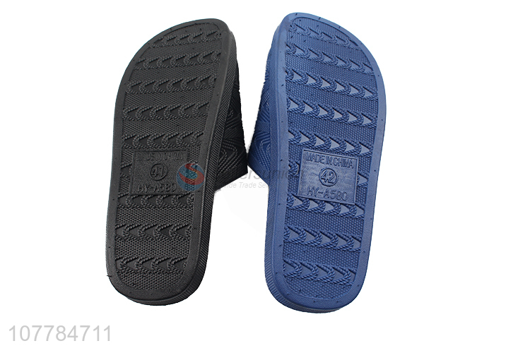 New style two color durable non-slip slippers for man