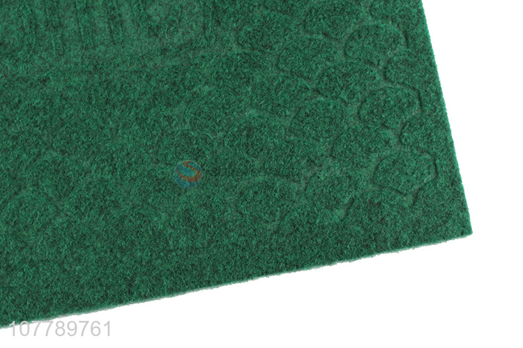 Hot sale brushed embossed outdoor indoor floor mat door mat