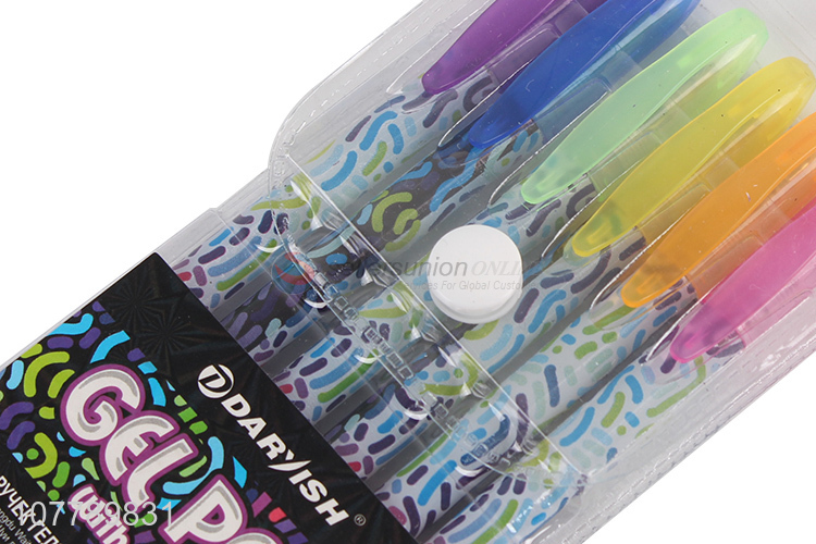 Creative color pen highlighter student learning marker pen