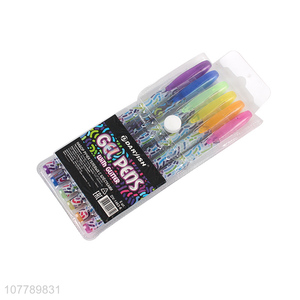 Creative color pen highlighter student learning marker pen