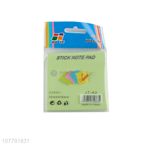 Good quality colorful paper sticky note for office stationery