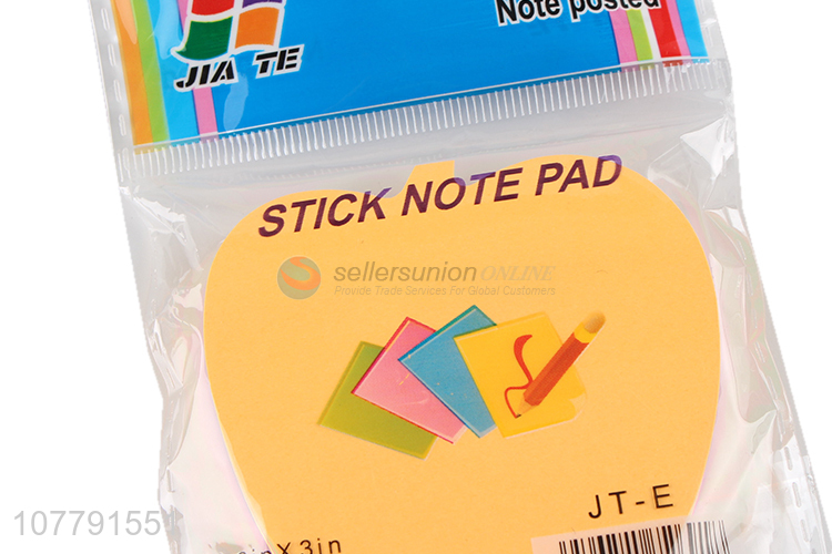 Top seller sticky memo pad adhesive note pad for school