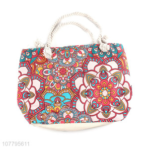 New Style Fashion Printing Beach Bag Portable Tote Bag