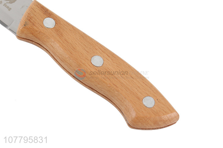 High Quality Kitchen Knife Wooden Handle Fruit Knife