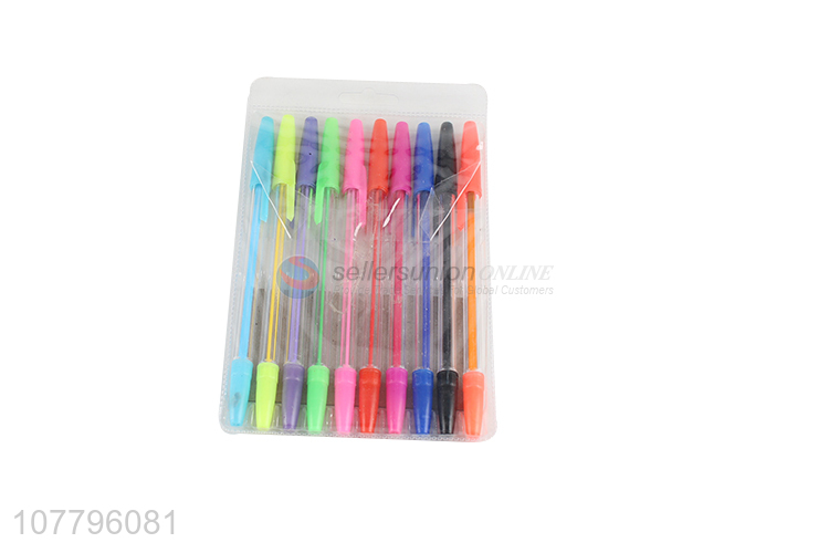 Factory direct sale office writing ballpoint pen color gel pen