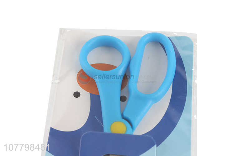 Good price blue safety children scissors for paper cut