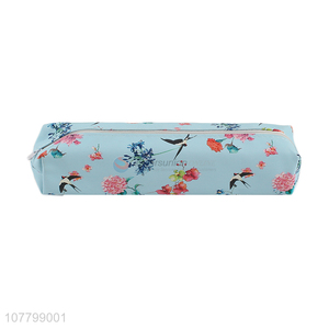 Creative Printing Leather Pencil Case Pencil Pouch Pen Bag