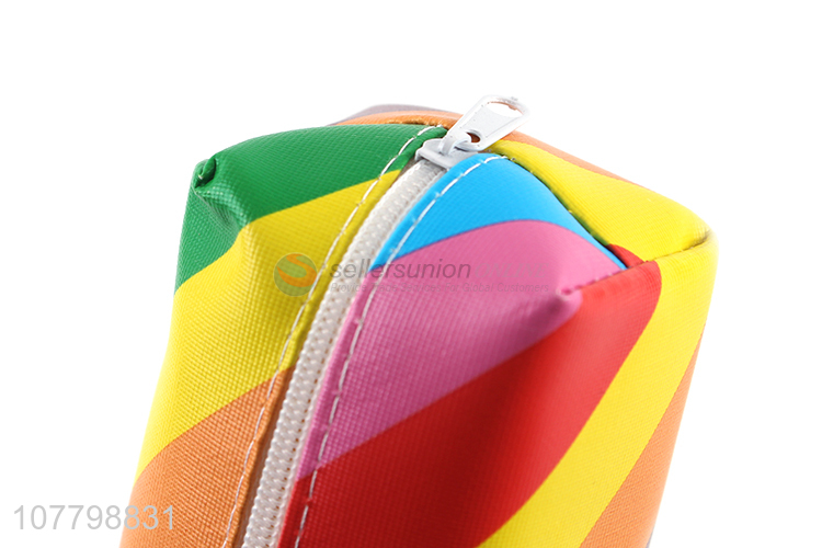 Fashion Colorful Pencil Case Kids Pencil Bag With Zipper