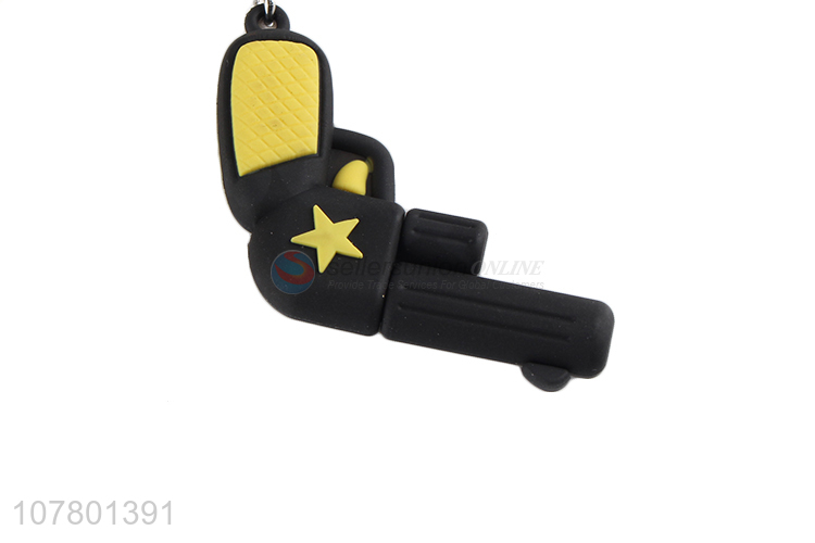 Factory wholesale pistol pendant yellow ballpoint pen