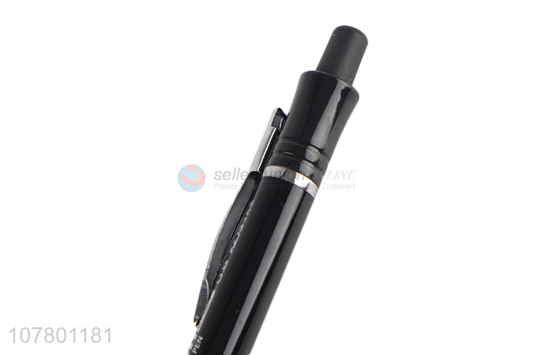 New style black press office ballpoint pen