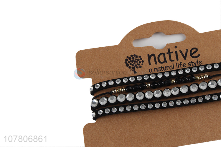 New style handmade bracelet with diamond bracelet