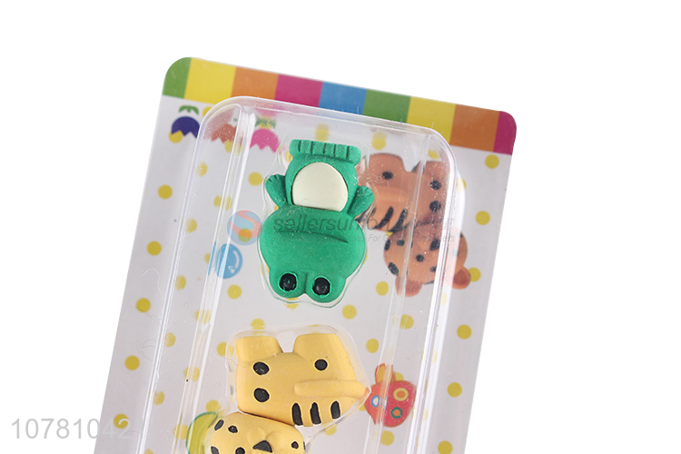 New arrival lovely animal erasers non-toxic children erasers