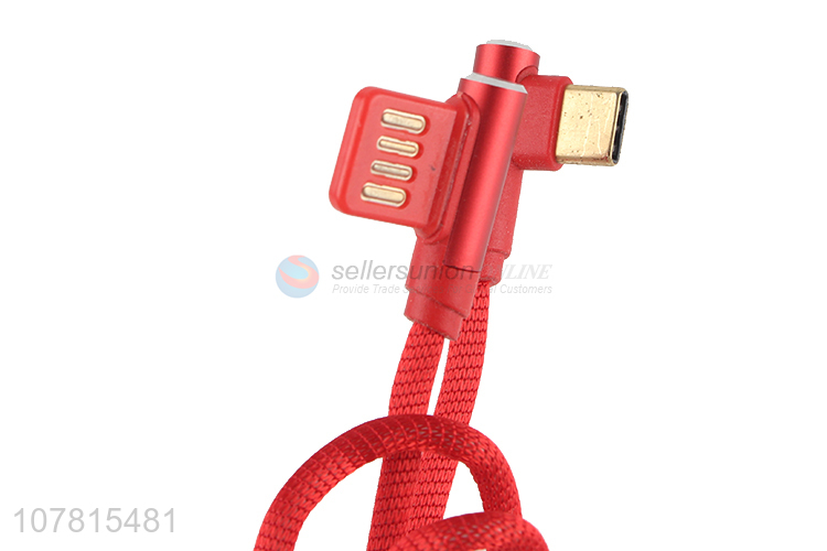 Good price red TPC fast charge replacement charging cable