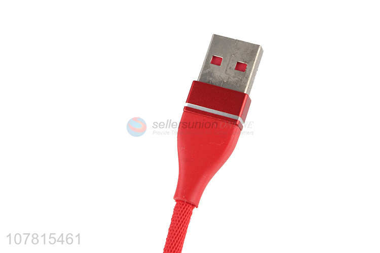 Hot selling red office multifunctional fast charging cable