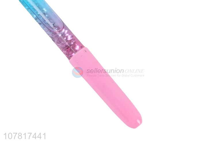 Cute design funny quicksand gel pen for stationery