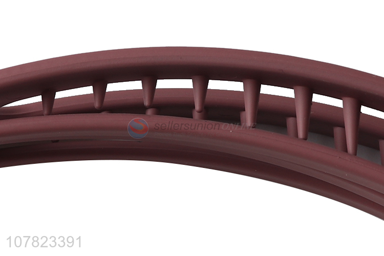 China factory wholesale wine red ladies plastic hairpin