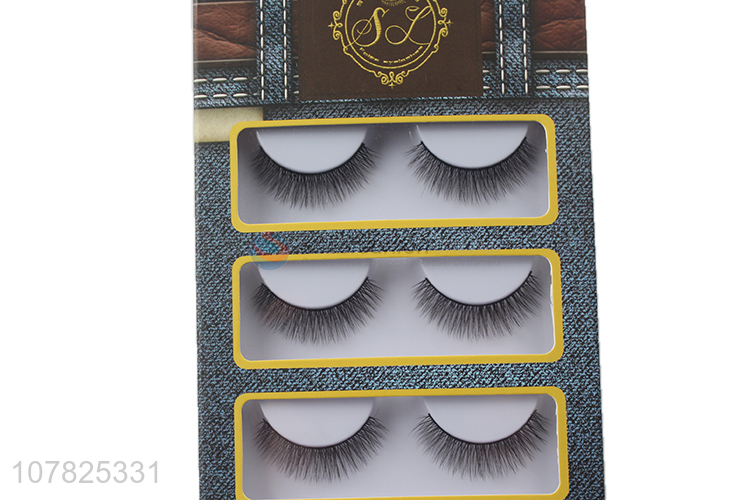 Factory wholesale 3d multi-layered handmade false eyelashes