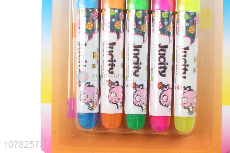 Creative color graffiti hand account pen learning key line marking pen