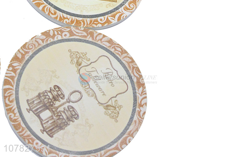 Hot sale heat resistance mdf cup mats cup holder for cafe