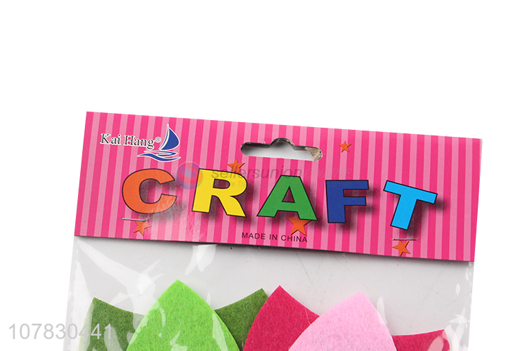 Good Sale Nonwoven Fake Flower Kids DIY Crafts