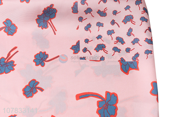 New arrival luxury women printing silk scarf