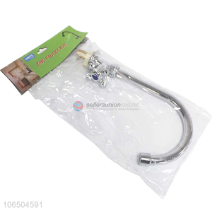 Wholesale single hole zinc alloy cold water faucet bathroom kitchen faucet