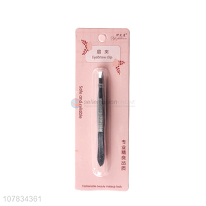 Factory Price Stainless Steel Eyebrow Clip Eyebrow Tweezer