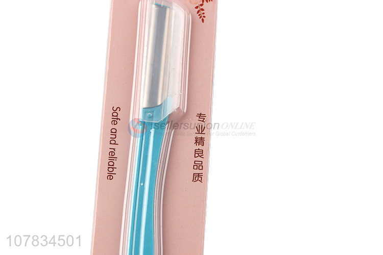 High Quality Plastic Handle Sharp Eyebrow Razor