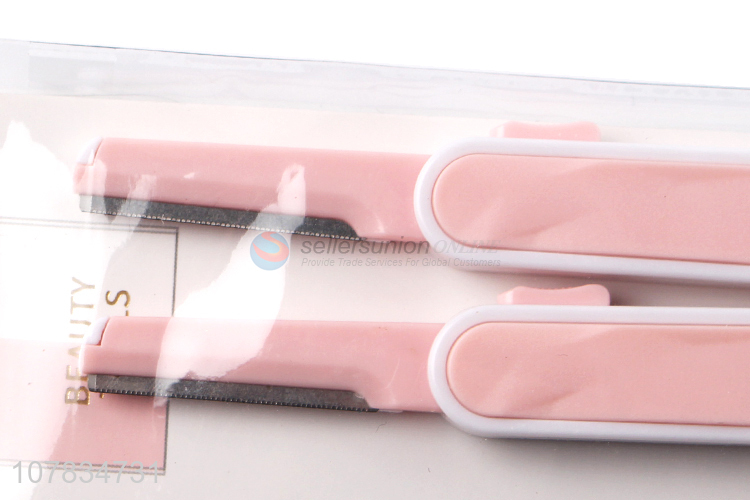 Latest 2 Pieces Eyebrow Razor Eyebrow Trimmer Set