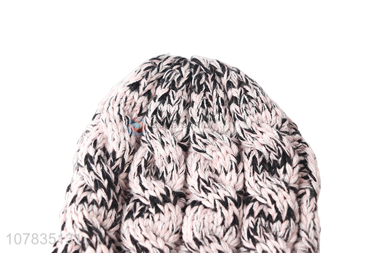 Latest arrival adult winter beanie men women outdoor thick knitted cap