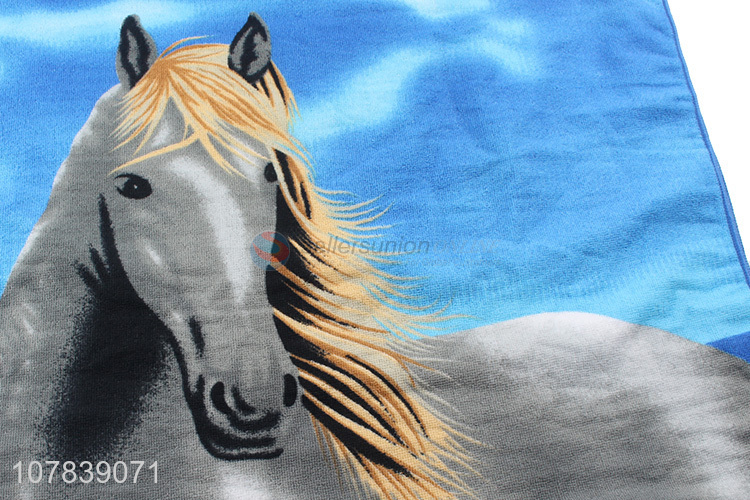 Good Sale Horse Pattern Bath Towel For Home And Hotel