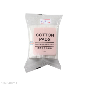 Factory wholesale white non-woven makeup remover cotton