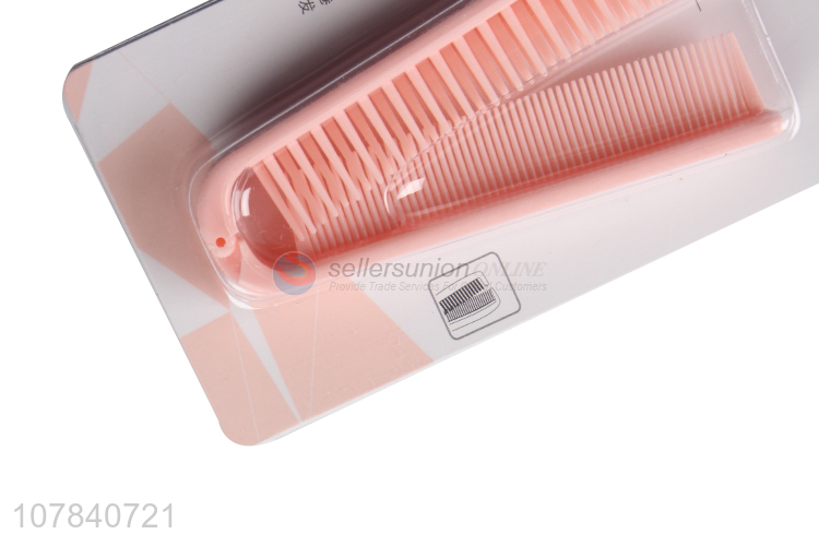 New arrival pink folding comb travel portable comb