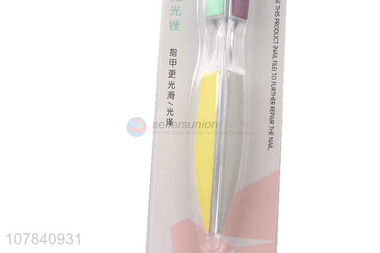 Good wholesale price plastic polishing file nail tool file