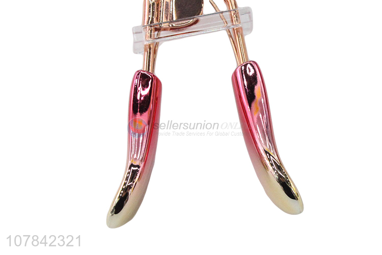 China wholesale delicate colorful metal eyelash curler clip