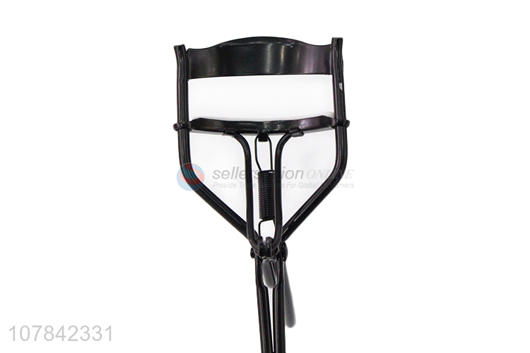 Hot sale all black stainless steel eyelash curler makeup supplies