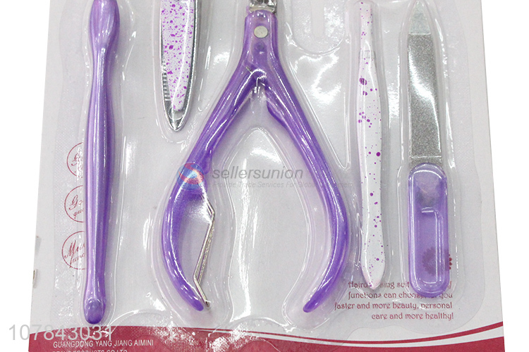 China wholesale pedicure tools stainless steel nail cutter set