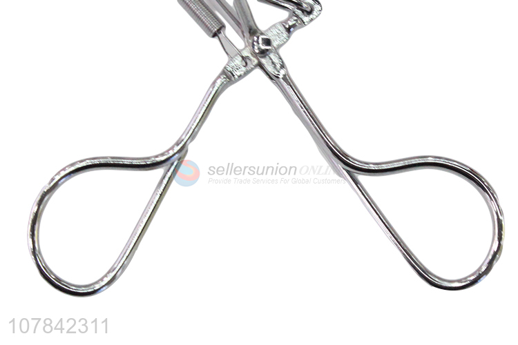 High quality silver stainless steel eyelash curler for ladies