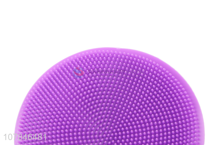 Low price purple silicone pot brush for kitchen cleaning