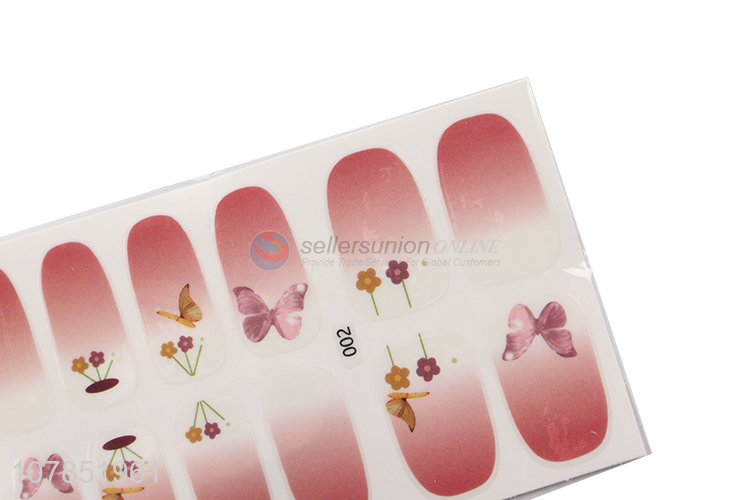 Good quality fashionable full cover nail sticker nail art wraps