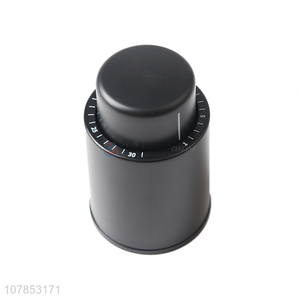 Yiwu wholesale black silicone vacuum insurance wine stopper