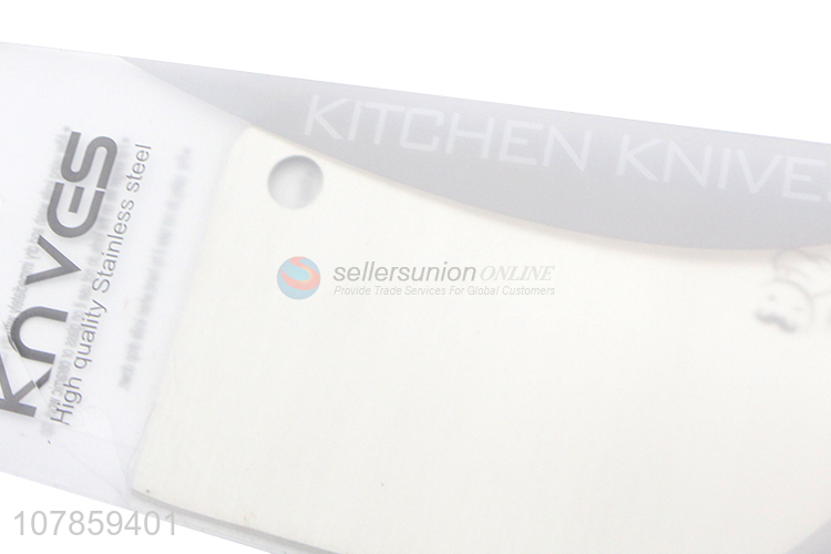 Creative design silver stainless steel household kitchen knives