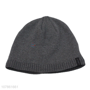 Good selling fashion winter beanie cap knitted hat wholesale