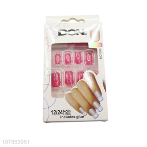 Best Selling Fashion Colored Nail Tips False Nail Tips