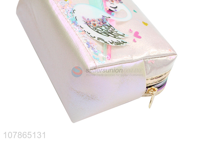 New arrival quicksand women makeup bag cosmetic storage bag