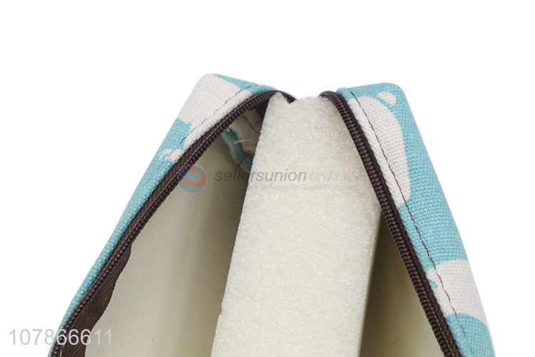 China wholesale large-capacity canvas pencil bag for school