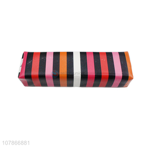 China wholesale stripe pattern school office stationery pencil bag