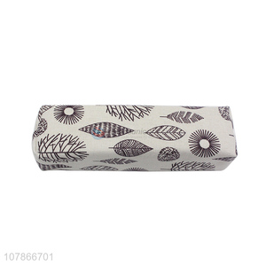 Good selling leaves pattern large-capacity pencil bag wholesale