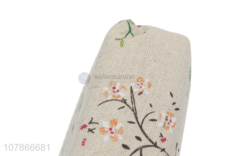 Latest products canvas stationery storage pencil bag